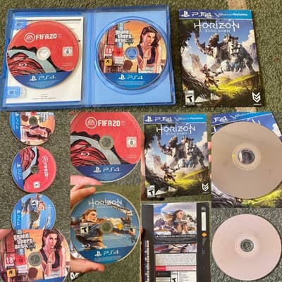 Pack of 3 PS4 original CDs