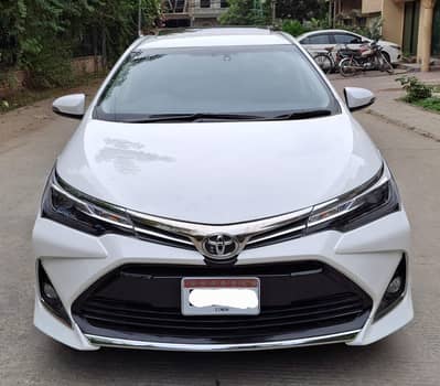 TOYOTA COROLLA ALTIS GRANDE 2022 BLACK INTERIOR FULL OPTION