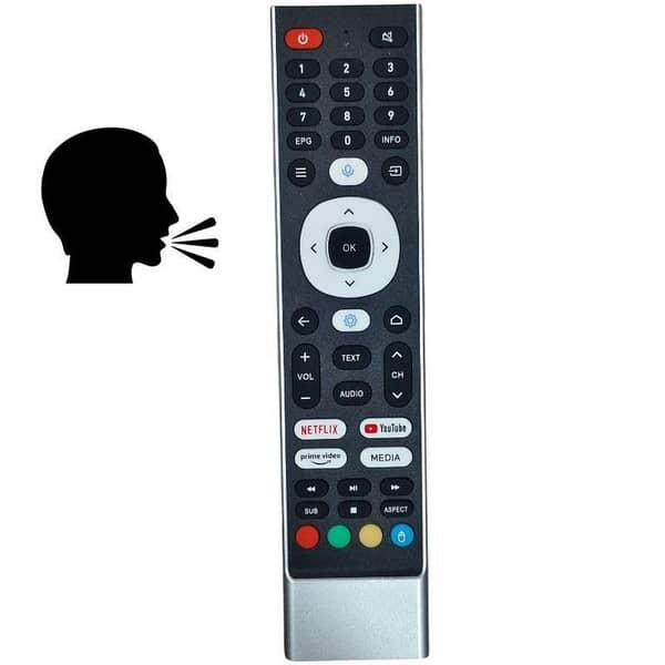 Glance LED Voice Remote Control For Glance Smart Tv
