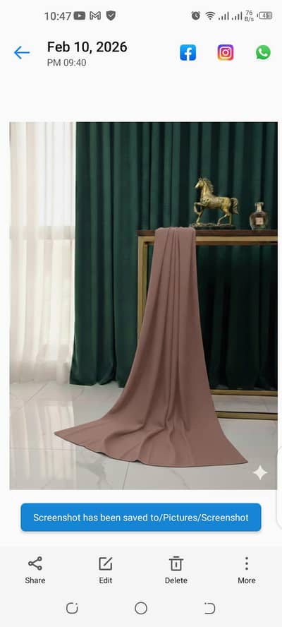 Women Plain Georgette Hijab | Soft & Lightweight | Elegant Daily Wear