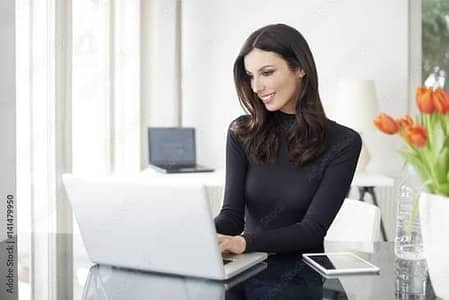female office assistant