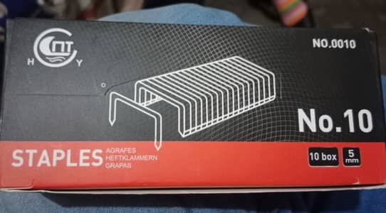 STAPLS Pins. . 24/6 . . . 38/RS. . . Glue sticks. 40/Rs. . china made available