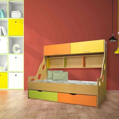 Bunk bed | Kid wooden bunker bed | Baby bed | Double bed | Triple bed