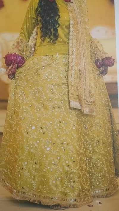 bridal Mehandi lehnga