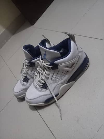 Air Jordan 4 (White Blue )
