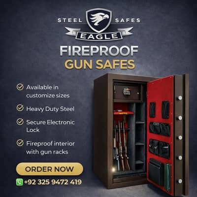 FIREPROOF SAFE GUN SAFE DIGITAL LOCKER STEEL LOCKER
