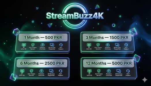 Stream Buzz 4k iptv Available