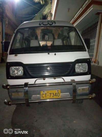 White Suzuki Bolan 2011