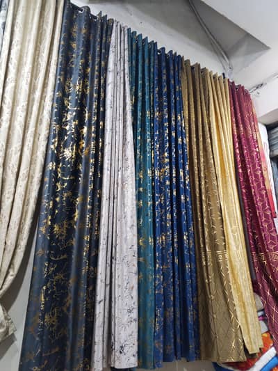 All Curtains Variety Available. . . Velvet Curtains Plains Curtains
