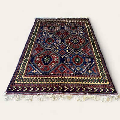 handmade New Afghan Rug | 7x5 ft | Carpet Full pile | Qaleen KidsRug
