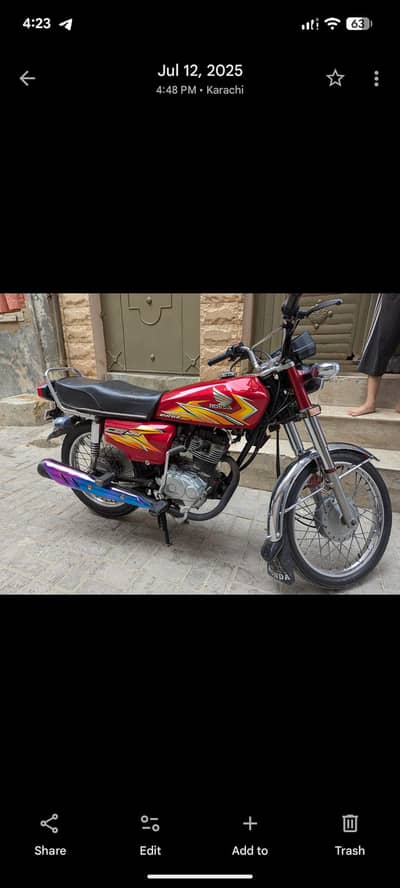 Honda cg 125 all parts genuine model 2021