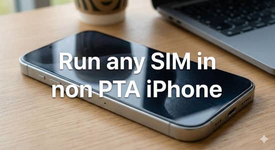 Run any sim in Non PTA iphone.