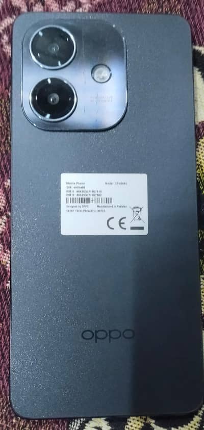 oppo A3 6/128  4month mobile warranty