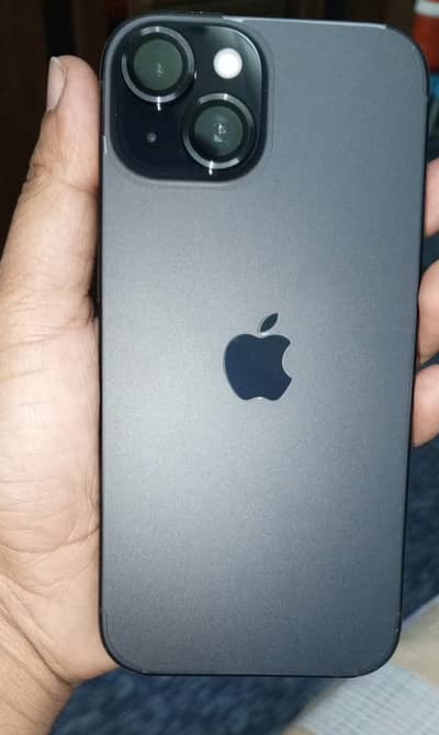 iphone 15 jv 128gb 100% battery health cc 5 with box only 1 month used