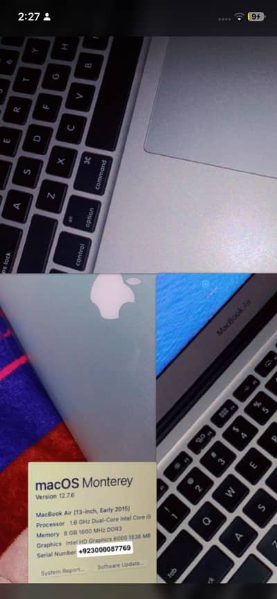 MacBook Air 2015  10/9.9