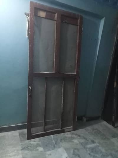 wooden net door