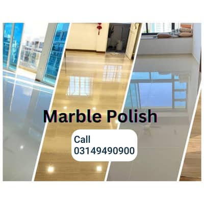 Marble Chips Tiles Polish