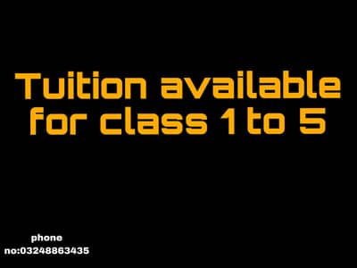 Tuition available