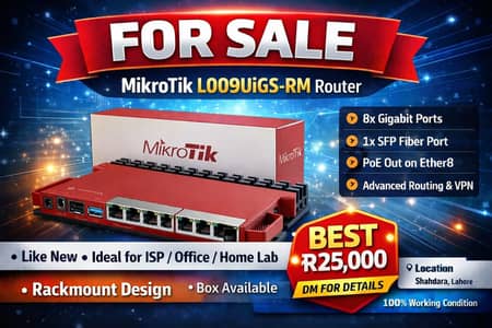 MikroTik L009UiGS-RM for sale