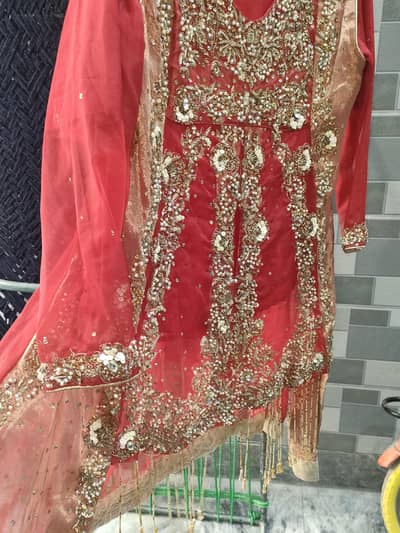 mother and daughter full hand made work dress,like new