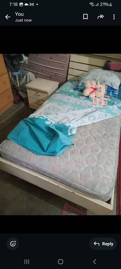 Single bed set good conditions