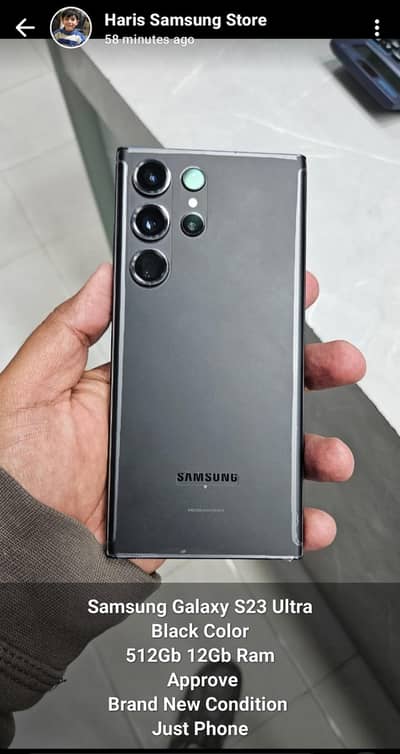 Samsung S23 Ultra 512GB (Approved)