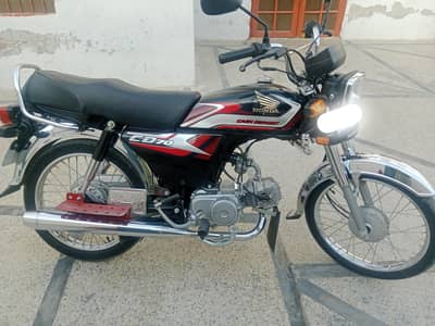 HONDA CD 70 2025 BLACK COLOUR GOOD CONDITION