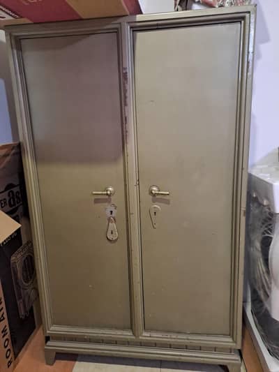 Iron wardrobe.