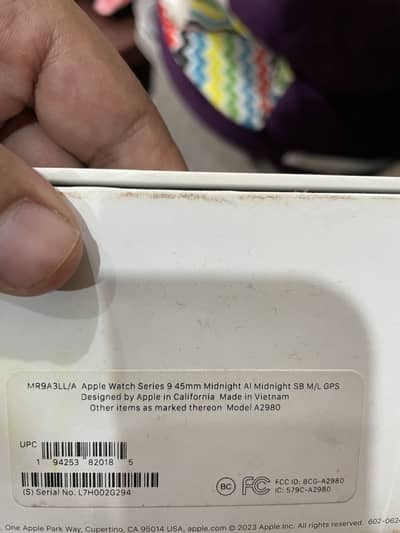 Apple watch series 9 64Gb  94% battery health speaker issue