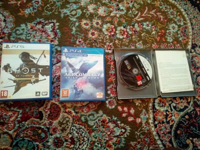 PS5 games to trade ghost of Tsushima, village, and acecombat7 skies