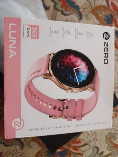 ZERO Smart Watch (Pink/Rose Gold) – Brand New with Box – 365 Days Warr
