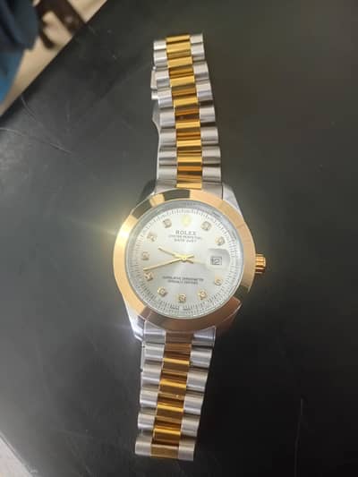 rolex watch date wali with box
