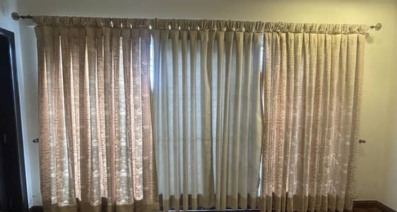 Beautiful curtains for large windows