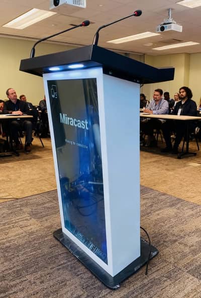 Digital Podium-Rostrum-Floor Kiosk standee-Smart Interactive Led-SMD