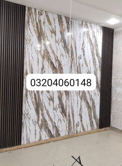 Pvc Wall paper-Pvc fabric sheet-Marble Flexible Sheet-Gypsum ceiling