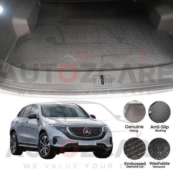 Mercedes EQC400 4Matic China Rexine Custom-Size Trunk Mat - Model 2019-2025