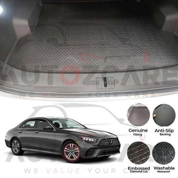 Mercedes E300 China Rexine Custom-Size Trunk Mat - Model 2009-2025