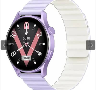 lady lora kieslect watch purple color