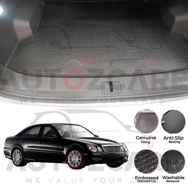 Mercedes E200 China Rexine Custom-Size Trunk Mat - Model 2002-2009