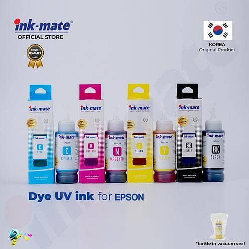 InkMate 4/6 Color Dye Ink for Epson Printers - Made in Korea