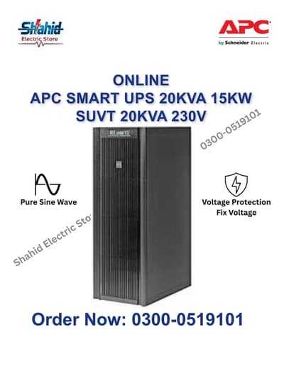 APC UPS 20KVA/Online APC Smart UPS 20KVA/UPS APC For Sale in Lahore