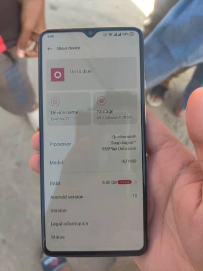 one plus 7t 8+5 128gb