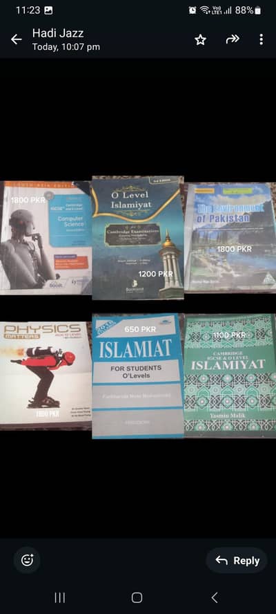 O LEVELS FEW BOOKS . . . Prices are mentioned in the pictures. . .