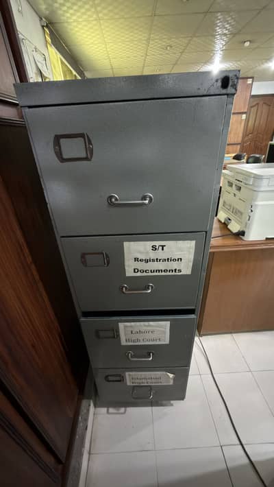 Office cabinet 4 drawer iron made