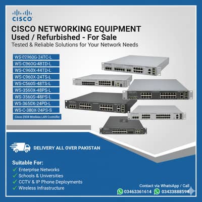 Cisco Switches Series | Used/Refurbished | Switch | Cisco | Wireless