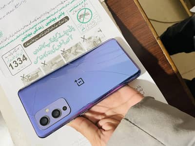 OnePlus 9 2 lines in panel and back break only sale