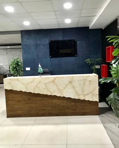Fully Furnished 4000-SQF Ready to Move Office Space available For Rent Total: 4000-SQF 2nd Floor Lift available Location: jinnah Avenue Blue Area Islamabad.