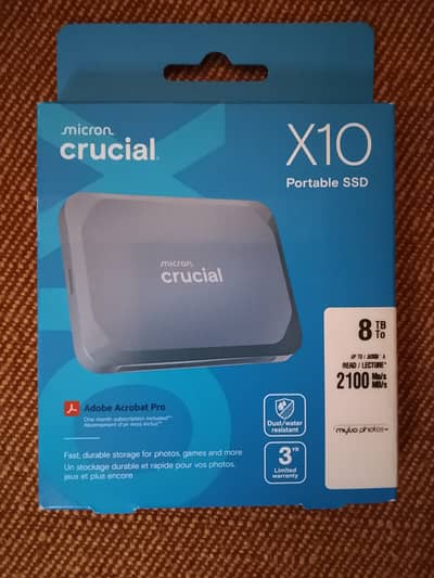 Micron Crucial x10 8TB Portable SSD
