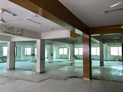 Commercial Office Space Available For Rent Total:8000-SQF 2nd Floor Lift Available Location: Fazale Haq Road Blue Area Islamabad