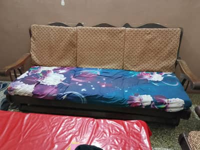 solid wooden Solid Wooden Sofa Chairs Set – Csolidomfortable & Durable